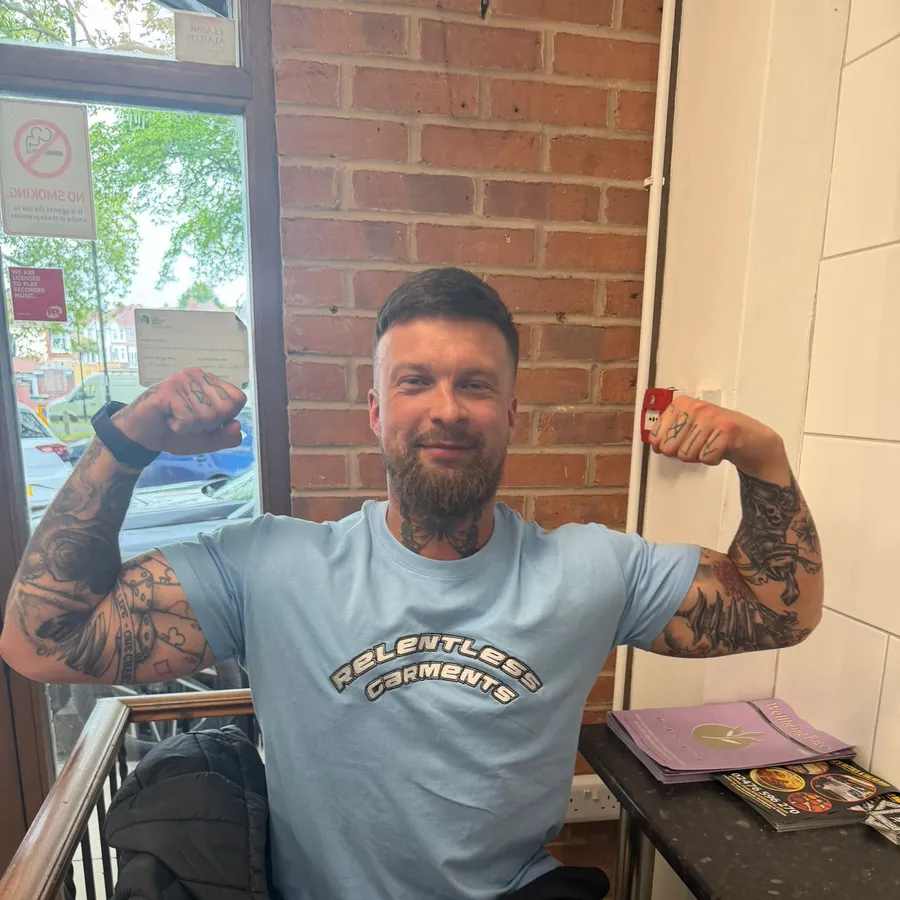 Relentless Garments — worn by a customer